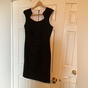 Calvin Klein black sleeveless size 12 dressy/cocktail dress, knee length.